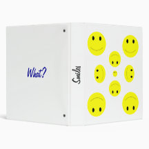 Smiles, smiles, and more smiles vinyl binder
