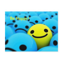 smiley, Be Happy! Post Cards