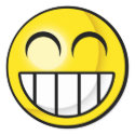 Smiley Big Grin Sticker