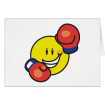 Smiley Boxing Card