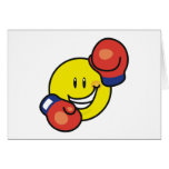 Smiley Boxing cards