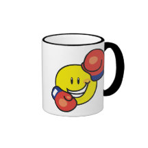 Smiley Boxing Coffee Mugs