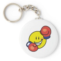 Smiley Boxing Keychains