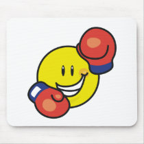 Smiley Boxing Mouse Pads