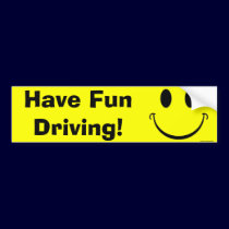 Smiley bumper stickers