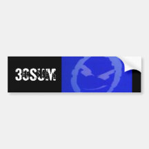 "SMILEY" bumper sticker