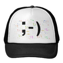 Smiley-Chapeau heureux de service de mini-messages Casquette