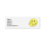 Smiley contact card business cards