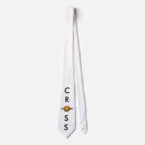 Smiley Cross Word Tie