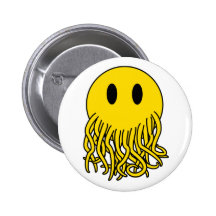 Smiley Cthulhu Pin