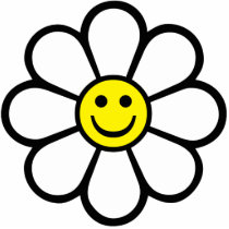 Smiley Daisy Photo Cutouts