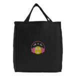 Smiley DJ Embroidere Bag Template embroidered bags