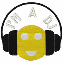 Smiley DJ Women Embroidered Polo Shirt  Template