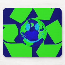 Smiley Earth Mouse Pad