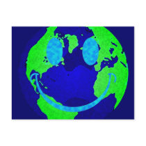 Smiley Earth Post Cards