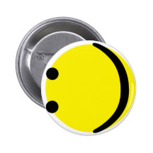 Smiley emotion pinback buttons