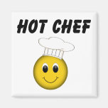Smiley Face Chef Magnet
