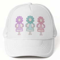Smiley Face Flower Girl Tees and Gifts Hat