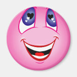 Smiley Face In Love Magnets