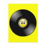 SMILEY FACE RECORD ALBUM postcards