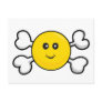 smiley face Skull and Crossbones Post Cards