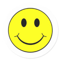 smiley face sticker