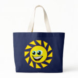 SMILEY FACE SUN TOTE BAG