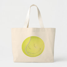 SMILEY FACE TENNIS BALL BAG