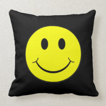 Smiley Face Throw Pillow