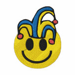 Smiley Face with Joker Hat embroidered shirts