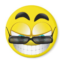 SMILEY FACE WITH SUNSHADES