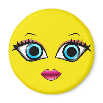 SMILEY FACE WOMAN
