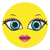 SMILEY FACE WOMAN