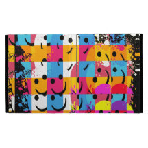 Smiley Faces iPad Folio Covers