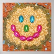 SMILEY Food Face Canvas. Posters
