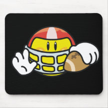 Smiley Football T-shirts and Gifts Mousepads