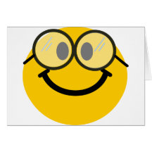 Smiley Geeky Carte De Vœux