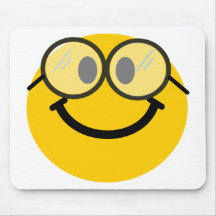 Smiley Geeky Tapis De Souris