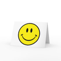 Smiley Happiness Face Greeting Cards
