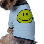 Smiley Happiness Face Dog Tee Shirt