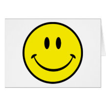 Smiley Happiness Face Greeting Cards
