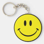 Smiley Happiness Face Keychain