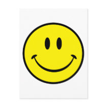 Smiley Happiness Face Postcards
