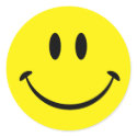 Smiley Happiness Face stickers