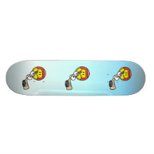 Smiley Hockey Tshirts and Gifts Skate Deck