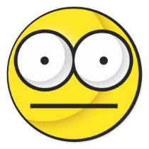 Smiley Huh? Sticker