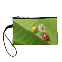 Smiley in love with ladybug! coin wallets