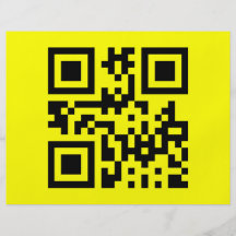Smiley Inverted ☻ Happy Face -- QR Code Personalised Flyer