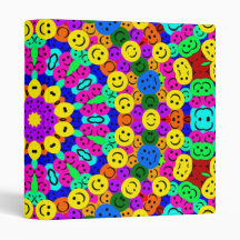 SMILEY KALEIDOSCOPE BINDER