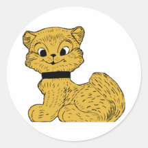 Smiley Kitty Stickers